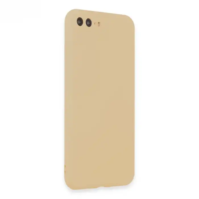 Apple İphone 7 Plus Kılıf First Silikon - Gold