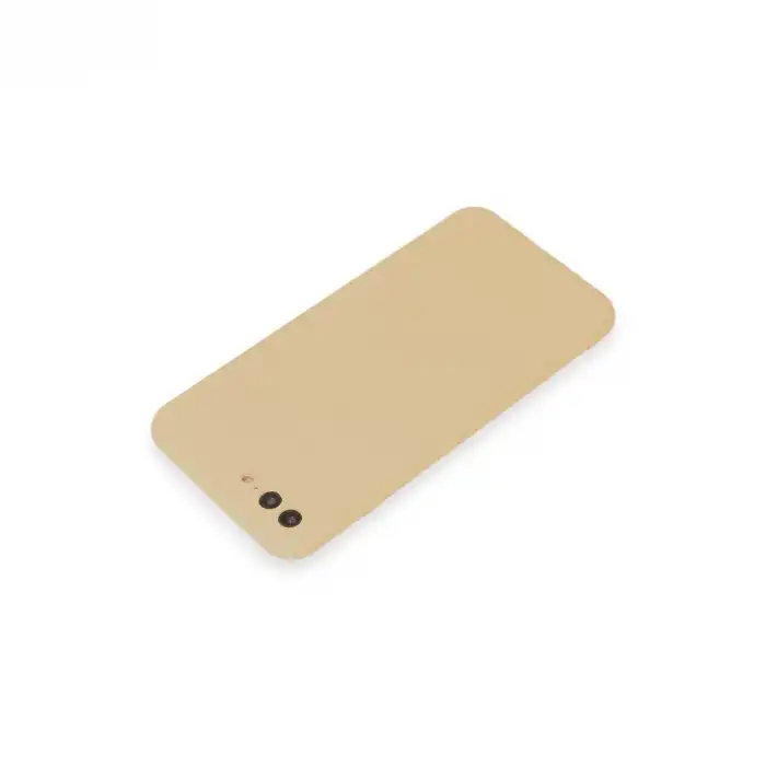 Apple İphone 7 Plus Kılıf First Silikon - Gold