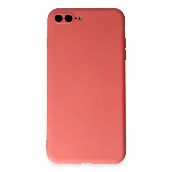 Apple İphone 7 Plus Kılıf First Silikon - Kiremit