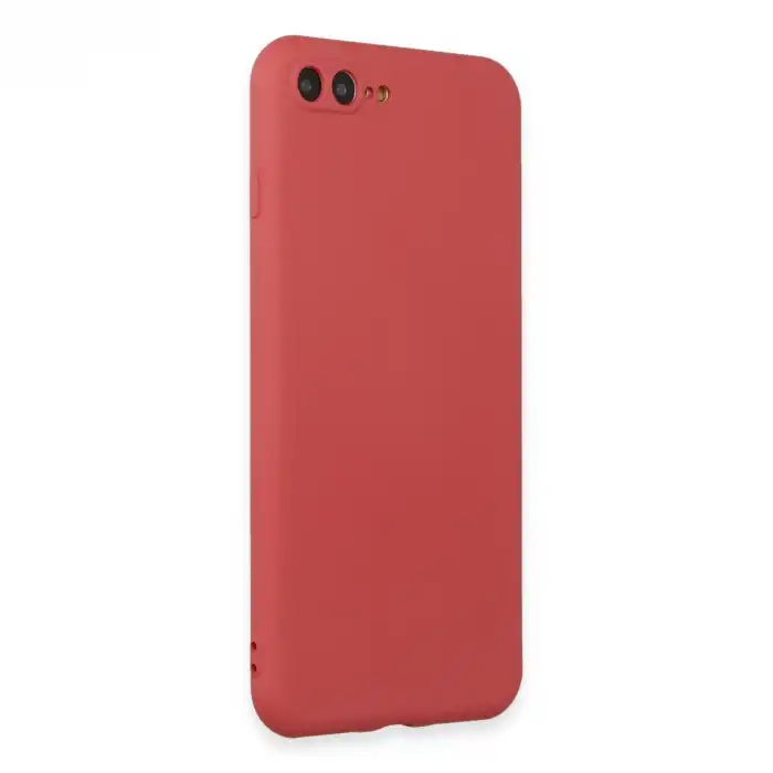 Apple İphone 7 Plus Kılıf First Silikon - Kiremit