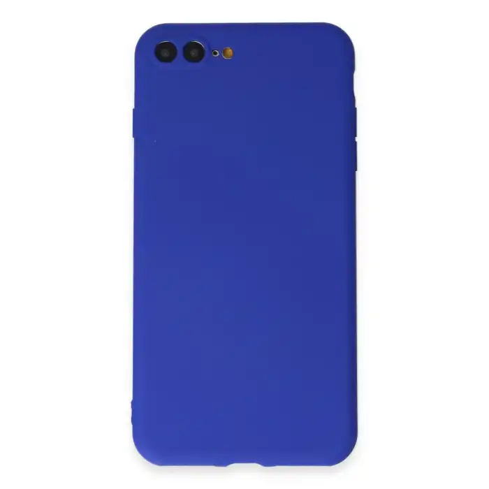Apple İphone 7 Plus Kılıf First Silikon - Koyu Mavi