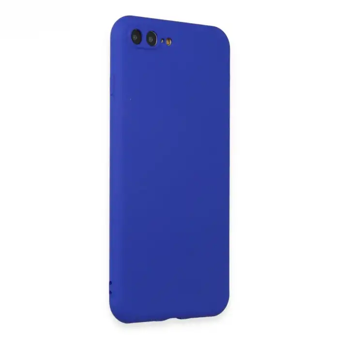 Apple İphone 7 Plus Kılıf First Silikon - Koyu Mavi