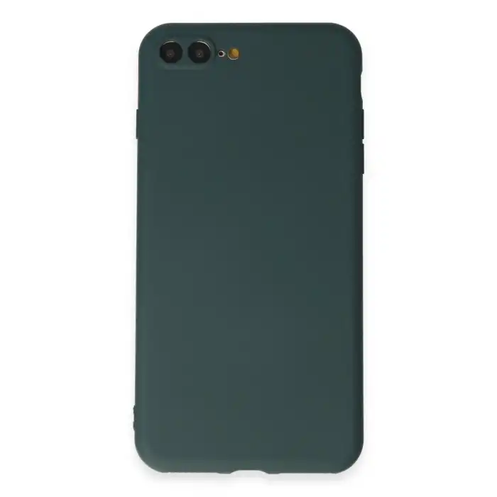 Apple İphone 7 Plus Kılıf First Silikon - Koyu Yeşil