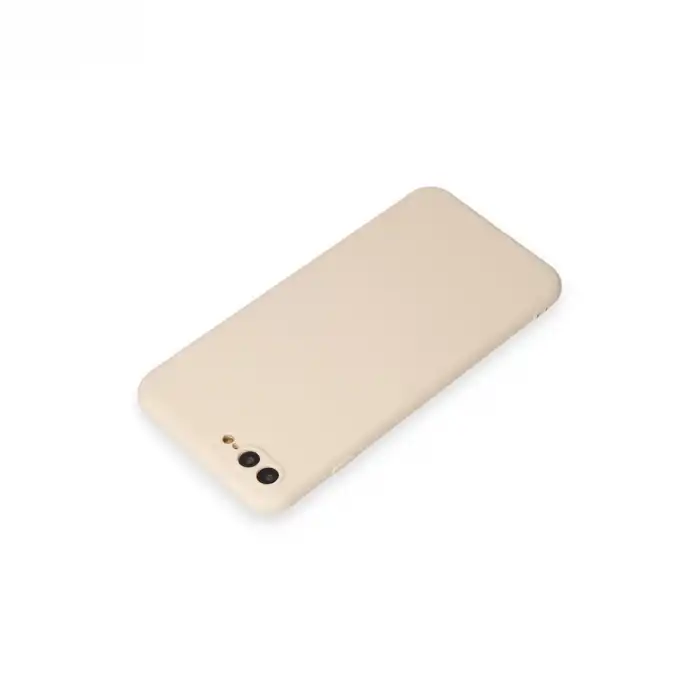 Apple İphone 7 Plus Kılıf First Silikon - Krem
