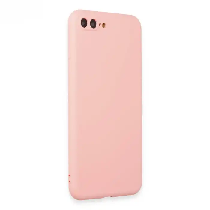 Apple İphone 7 Plus Kılıf First Silikon - Pudra