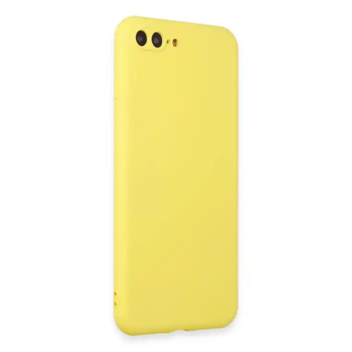 Apple İphone 7 Plus Kılıf First Silikon - Sarı