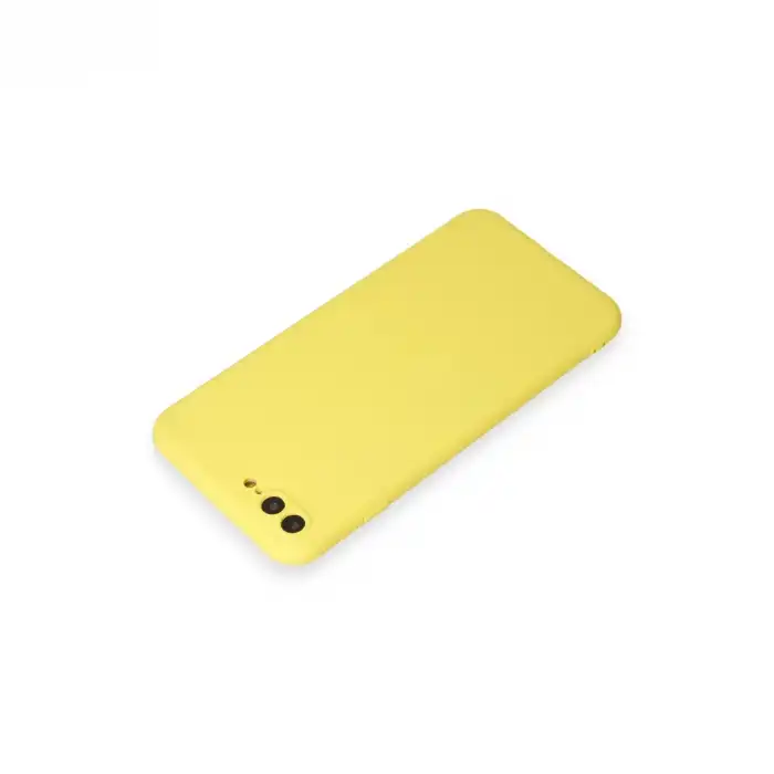 Apple İphone 7 Plus Kılıf First Silikon - Sarı