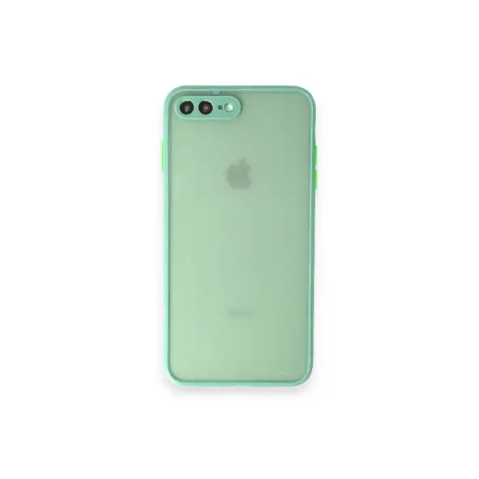 Apple İphone 7 Plus Kılıf Montreal Silikon Kapak - Turkuaz