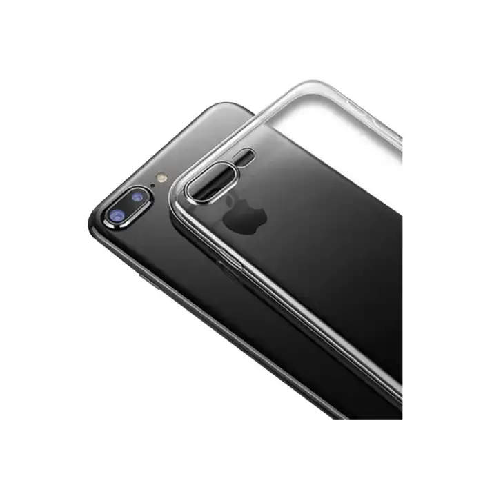 Apple İphone 8 Plus Kılıf Lüx Şeffaf Silikon