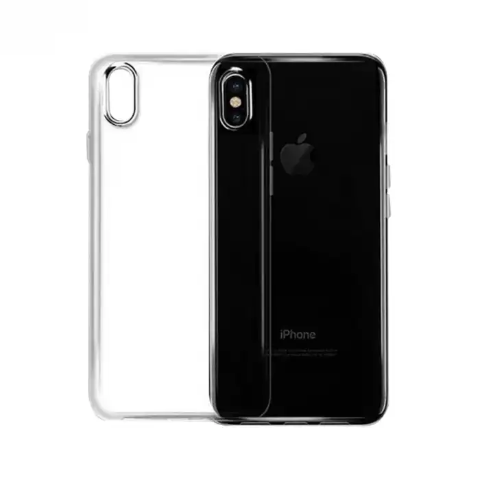 Apple İphone X Kılıf Lüx Şeffaf Silikon