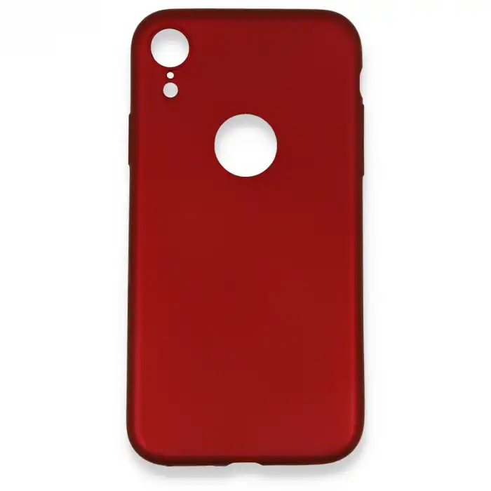 Apple İphone Xr Kılıf First Silikon - Bordo