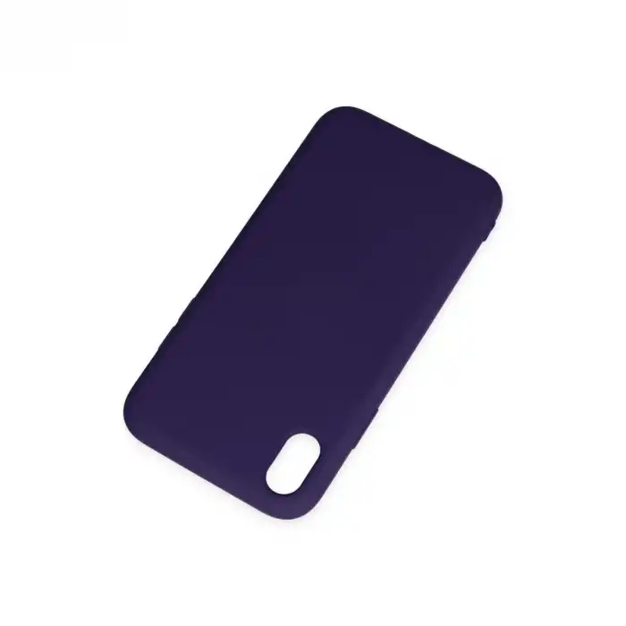 Apple İphone Xr Kılıf Nano İçi Kadife Silikon - Mor
