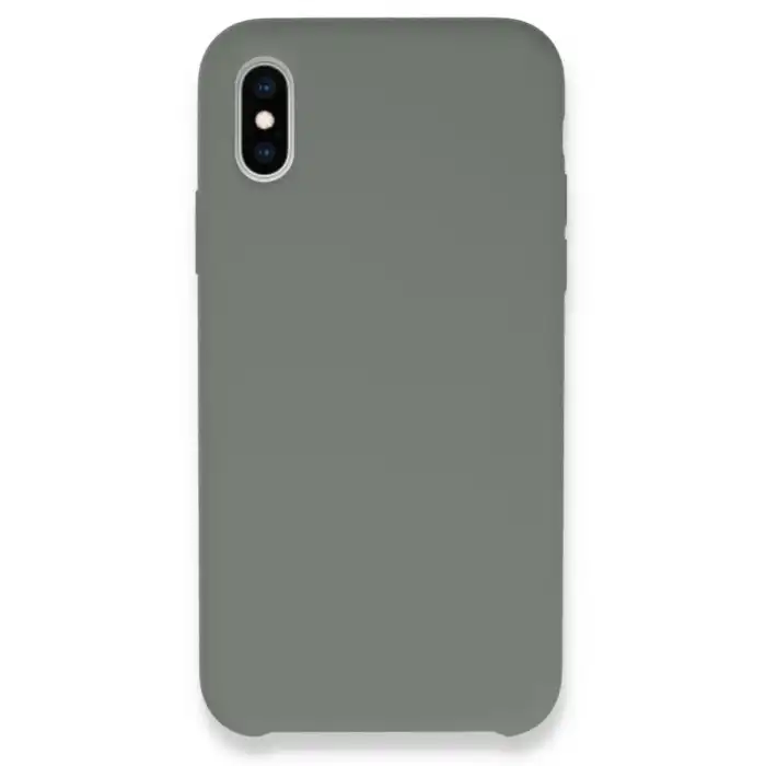 Apple İphone Xs Max Kılıf Lansman Legant Silikon - Gri