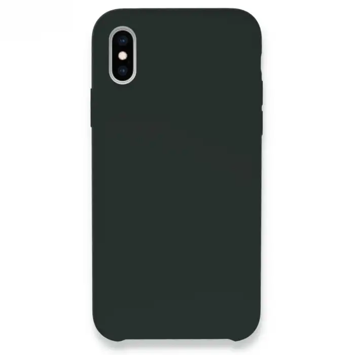 Apple İphone Xs Max Kılıf Lansman Legant Silikon - Koyu Yeşil