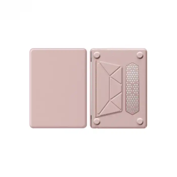 Apple Macbook Air 15 2024 Macbook Deri Kapak - Pembe