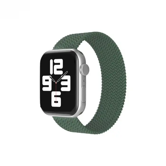Apple Watch 38mm Ayarlı Solo Silikon Kordon (saat Değildir) - Haki Yeşil