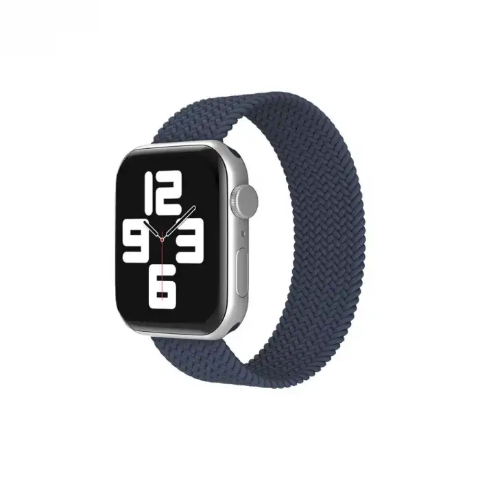 Apple Watch 38mm Ayarlı Solo Silikon Kordon (saat Değildir) - Lacivert