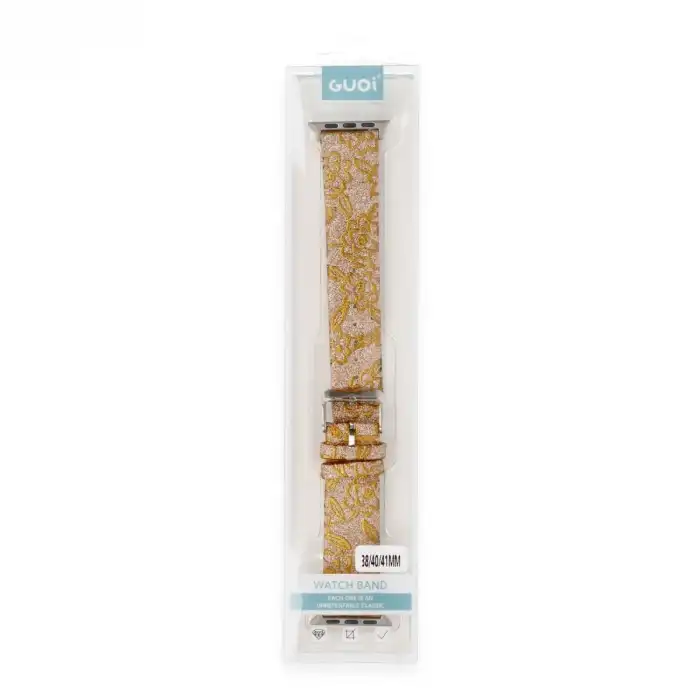 Apple Watch 38mm Creeper Desenli Kordon (saat Değildir) - Gold