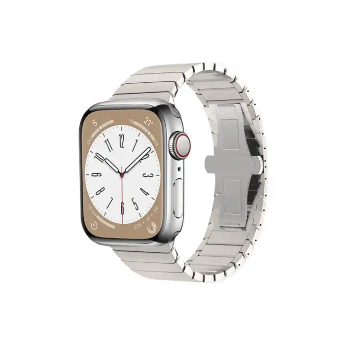 Apple Watch 38mm Kr413 Fine Steel Kordon (saat Değildir) - Yıldız Işığı