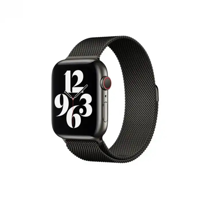 Apple Watch 38mm Metal Mıknatıslı Kordon (saat Değildir) - Siyah