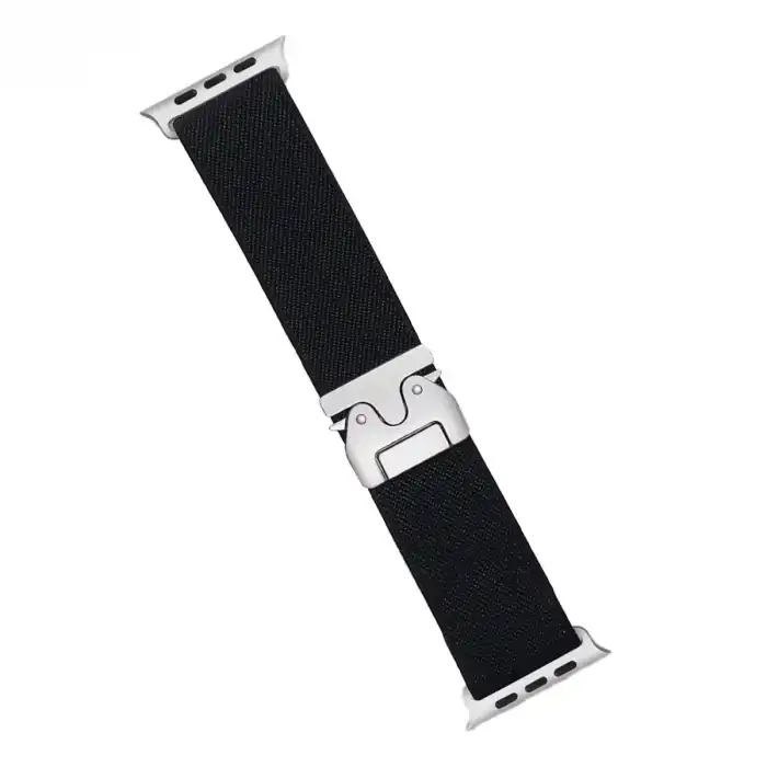 Apple Watch 42mm Forest Kumaş Kordon (saat Değildir) - Siyah