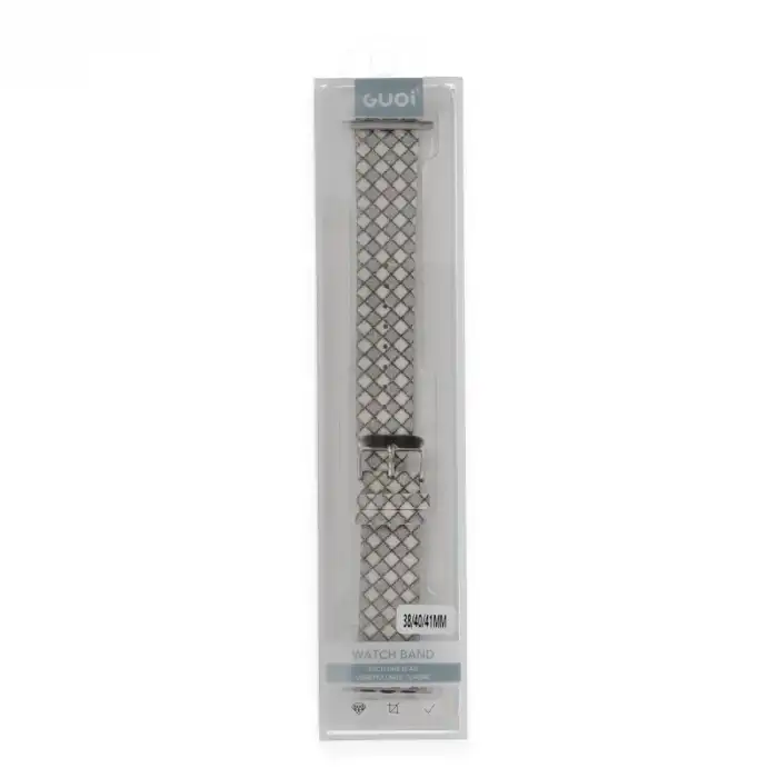 Apple Watch 42mm Karo Motif Kordon (saat Değildir) - Lila