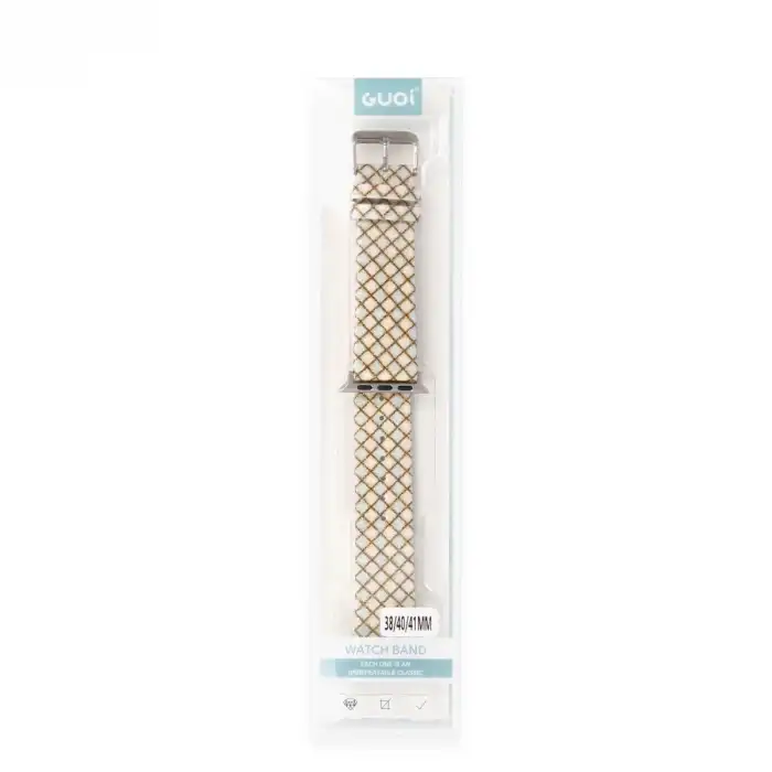 Apple Watch 42mm Karo Motif Kordon (saat Değildir) - Mavi