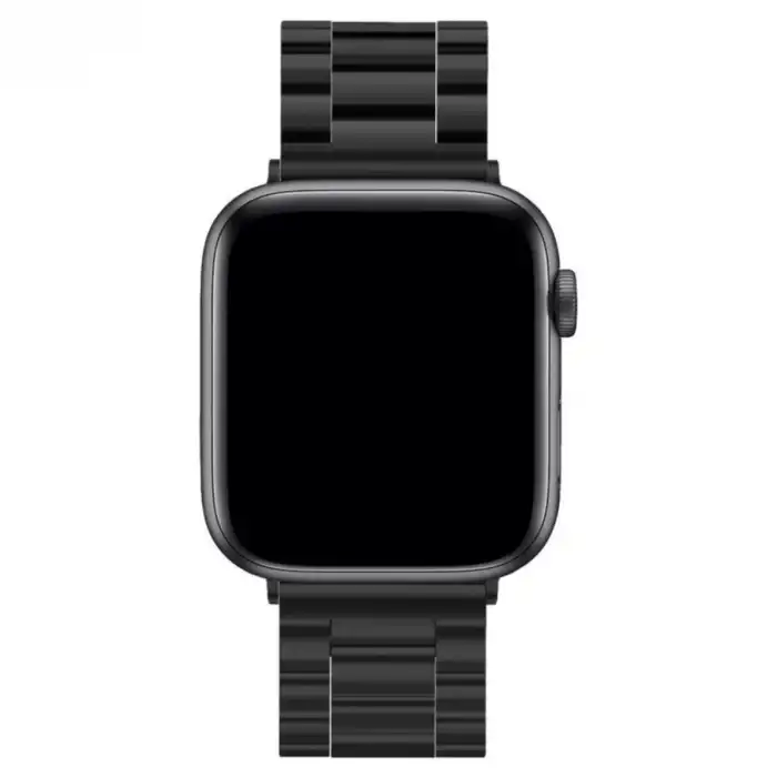 Apple Watch 42mm Metal Baklalı Kordon (saat Değildir) - Siyah