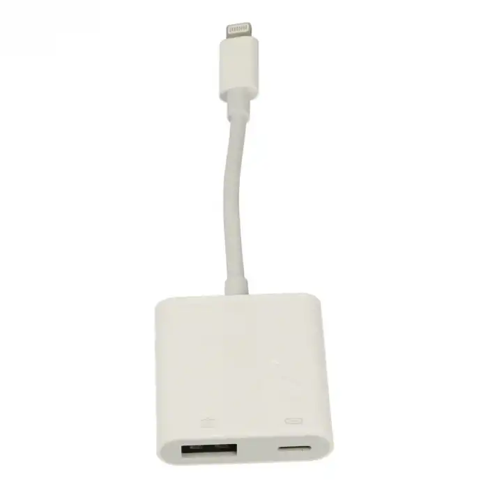 Apr22 Iphone Otg 2in1 - Beyaz