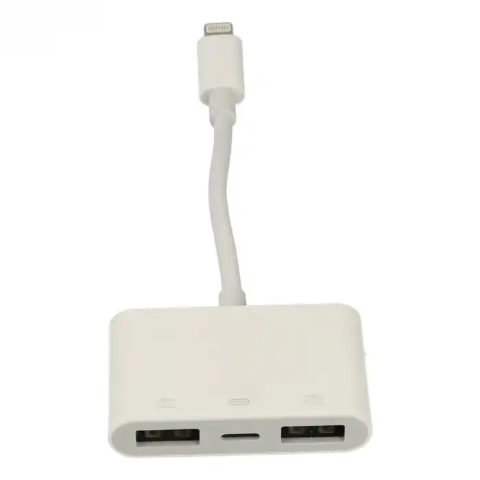 Apr23 Iphone Otg 3in1 - Beyaz