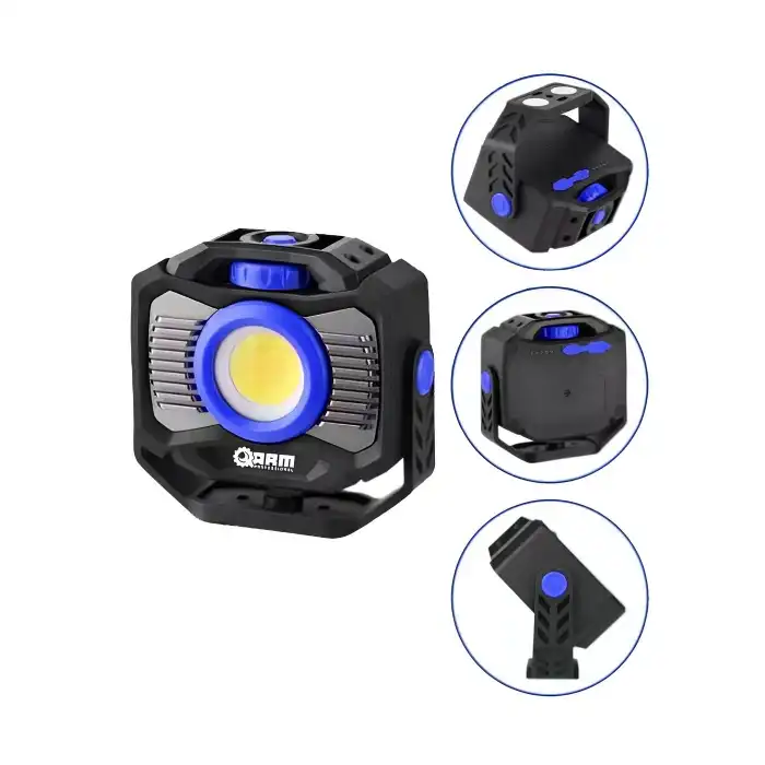 Arm Esen200a Çift Mıknatıslı Döner Gövdeli 2000 Lümen Led Şarjlı Çalışma Lambası