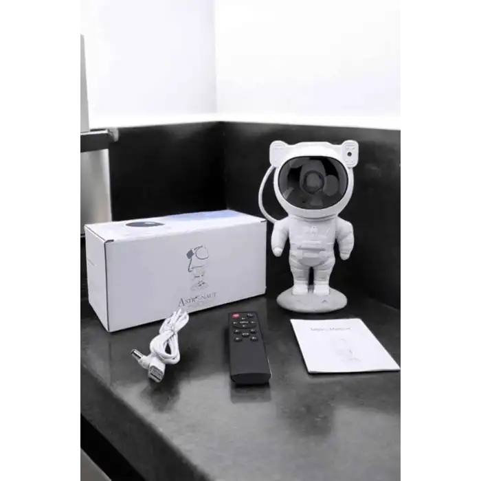 Astronot Görünümlü Projeksiyon Speaker Taşınabilir