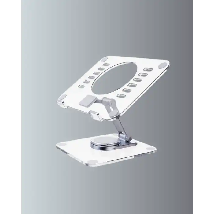 Ayarlanabilir Şeffaf Tablet Standı Kaymaz Silikon Tabanlı