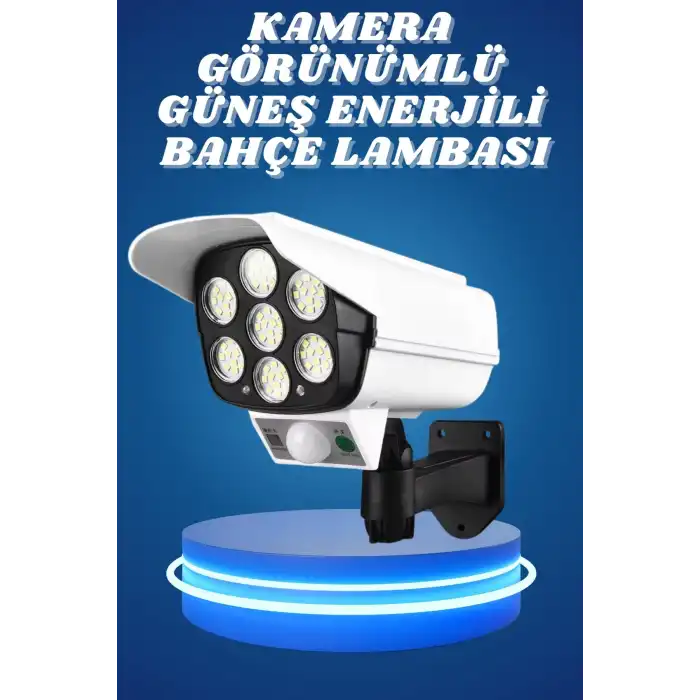 Bahçe Aydınlatması Hareket Sensörlü Led Aydınlatma Kamera Görünümlü