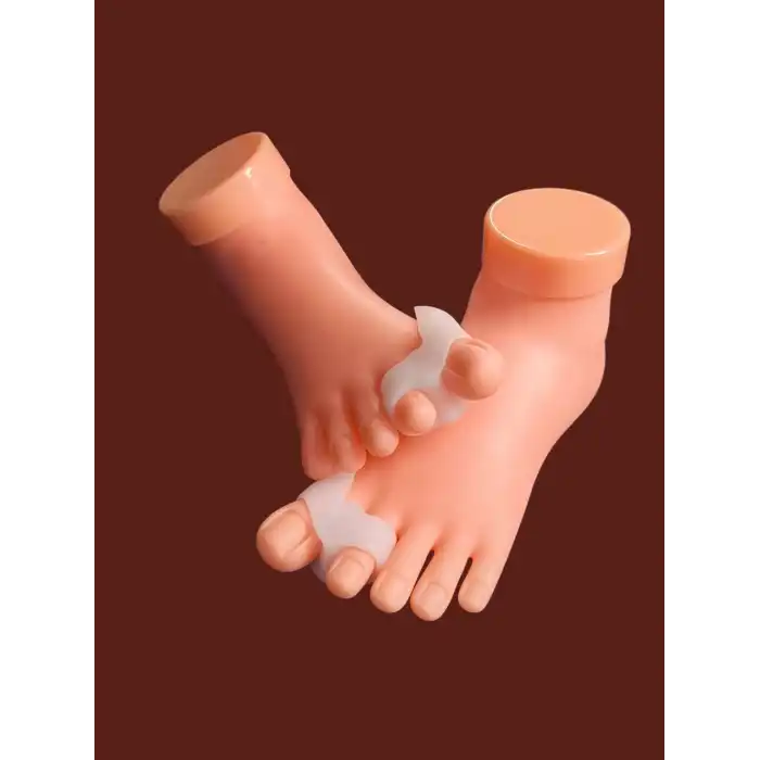 Baş Parmak Bunyon Silikonu Parmak Arası Destek Medikal Silikon  Ağrı Azaltmaya Yardımcı