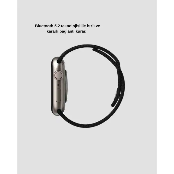 Bluetooth 5.2 Akıllı Saat Kablosuz Şarjlı Sesli Asistanlı 420 mAh Günlük Kullanım