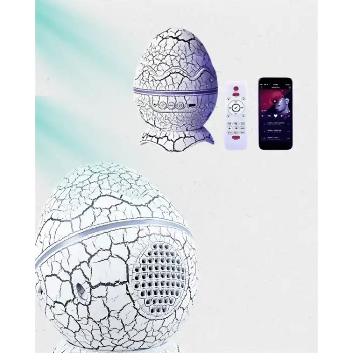 Bluetooth Hoparlör Özellikli 7 Renkli Gece Aydınlatması