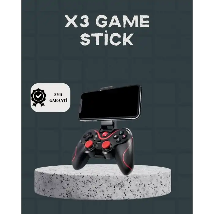 Bluetooth Kablosuz Oyun Kumandası – Android, iOS, PC Uyumlu