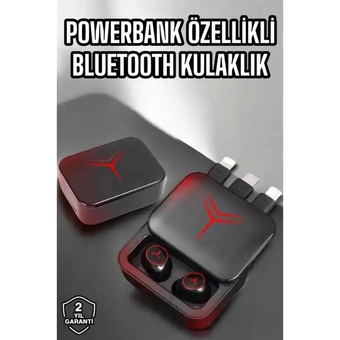 Bluetooth Kulaklık Powerbank Özelliği Yüksek Ses Kaliteli TWS Kulaklık