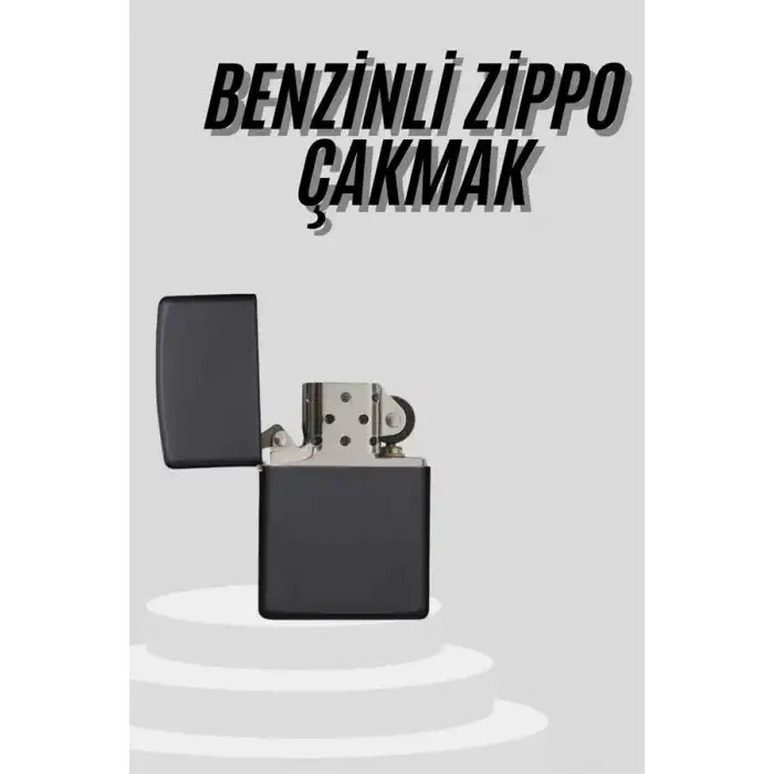 Çakmak Parlak Siyah Doldurulabilir Hedyelik Eşya