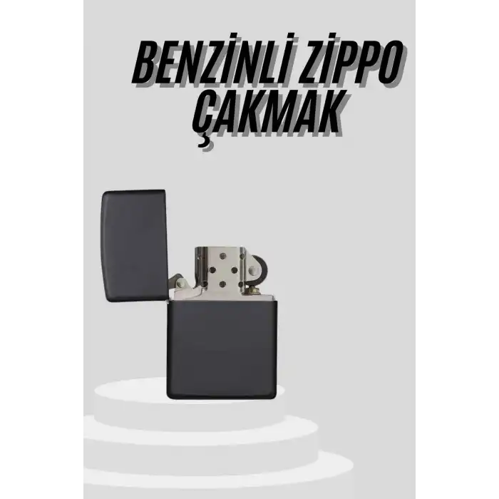 Çakmak Parlak Siyah Doldurulabilir Hedyelik Eşya