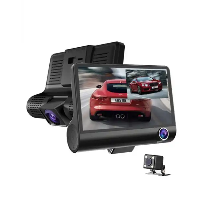 Çift Lens Araç Güvenlik Kamerası G Sensörlü Full HD