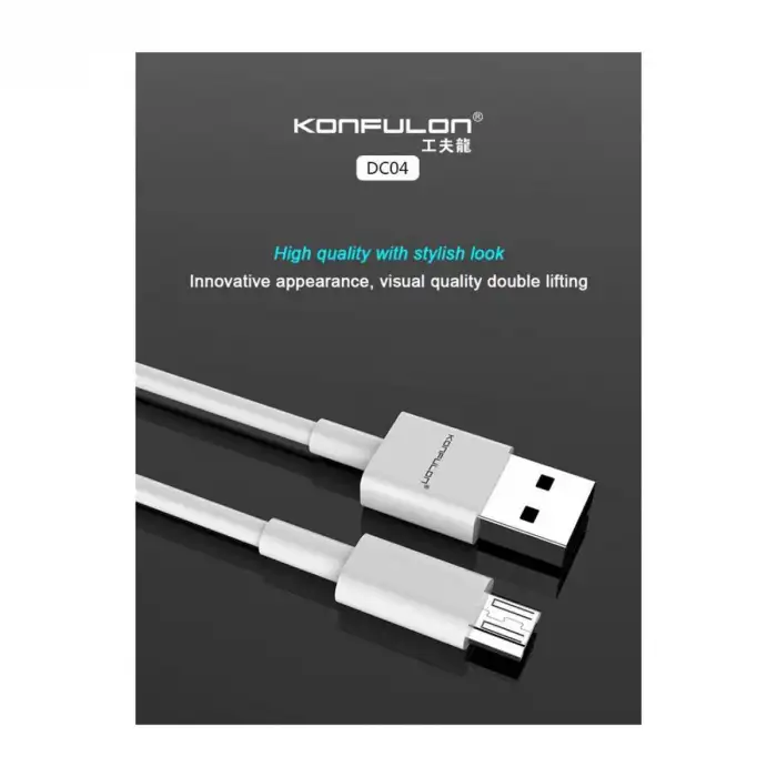 Dc04 Süper Hızlı Micro Usb Kablo 1m 2a
