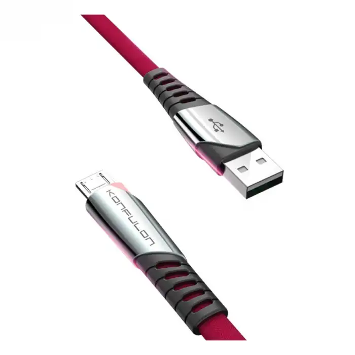 Dc16 Micro Usb Kablo 1m 2.4a - Kırmızı