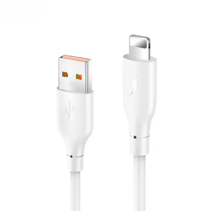 Dc64 Usb To Lightning 1m 3.0a Hızlı Şarj Kablo - Beyaz