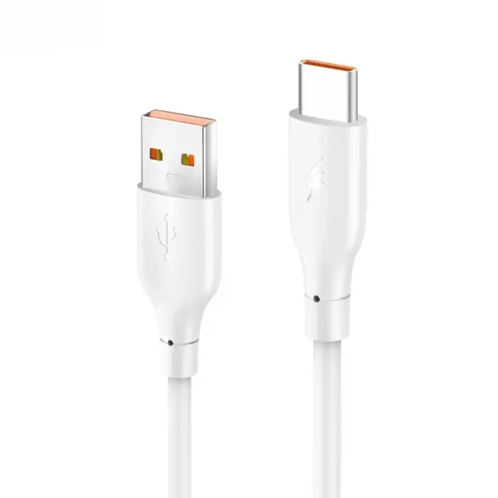 Dc65 Usb To Type-c 1m 3.0a Hızlı Şarj Kablo - Beyaz