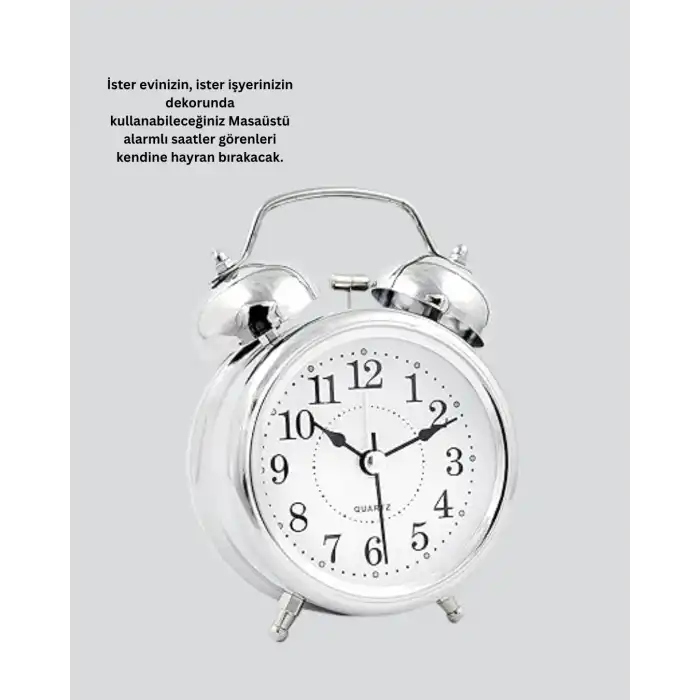 Dekoratif Gümüş Saat