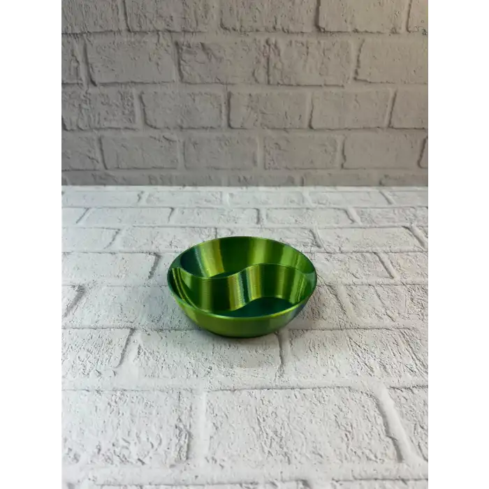 Dekoratif Yeşil Çerezlik Kase 4’lü Set 3x12 cm
