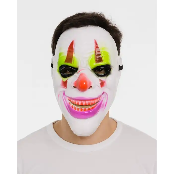 Delirten Gülüş Psikopat Palyaço Temalı Joker Maskesi