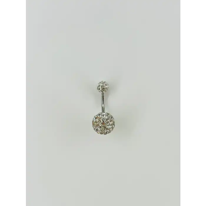 Disko Topu Göbek Piercing